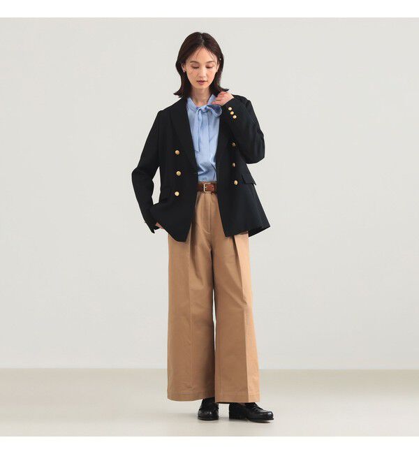 Demi-Luxe BEAMS 「ドライギャバジン ６ボタン ダブルジャケット」|ダッフルコート|