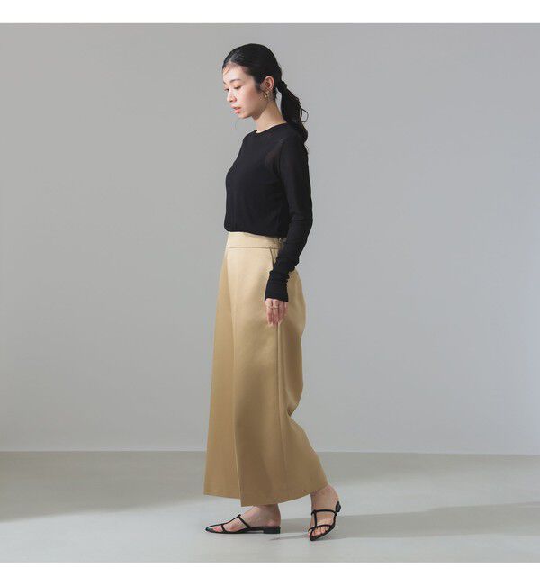 Demi-Luxe BEAMS 「シアーコットン ロングスリーブTシャツ」|Tシャツ・カットソー|