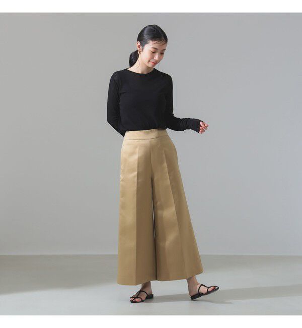 Demi-Luxe BEAMS 「シアーコットン ロングスリーブTシャツ」|Tシャツ・カットソー|