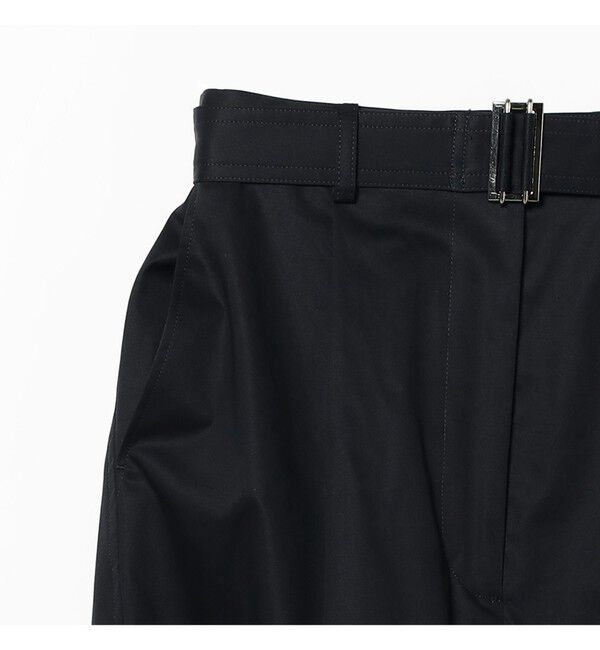 Demi-Luxe BEAMS 「Oggi &times; Demi-Luxe BEAMS / コットン ベルテッドパンツ」|チノ|