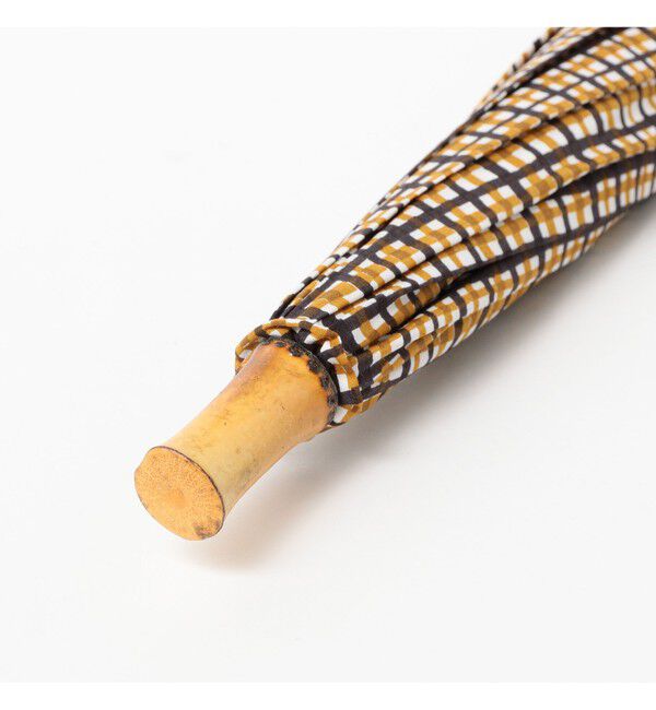 Demi-Luxe BEAMS 「Bon Bon Store / ニューベーシック タッターソールチェック 長傘」|傘|