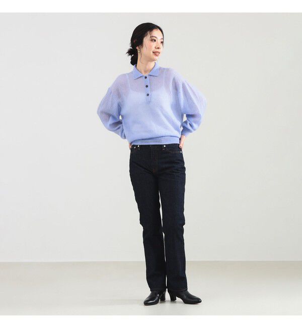 Demi-Luxe BEAMS 「upper hights / THE AMALIE BLUERINSE デニムパンツ」|デニム|