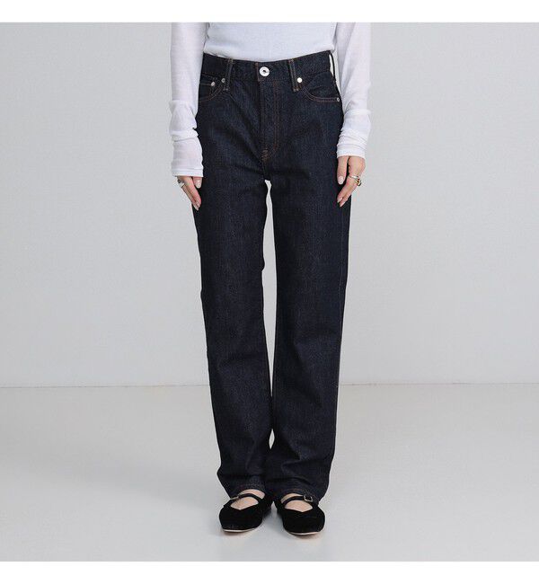Demi-Luxe BEAMS 「upper hights / THE AMALIE BLUERINSE デニムパンツ」|デニム|
