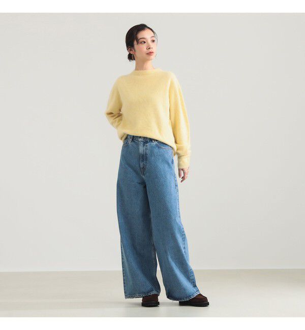Demi-Luxe BEAMS 「YLEVE / ハイウエスト ワイド デニムパンツ」|デニム|