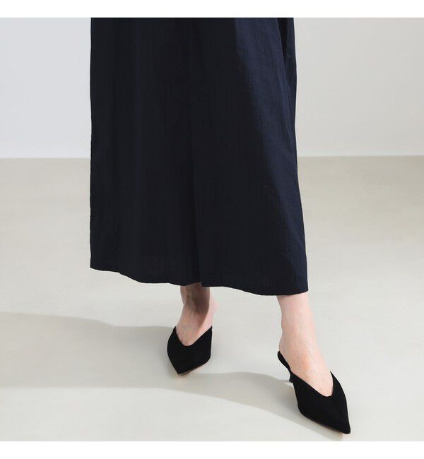 Demi-Luxe BEAMS 「ne Quittez pas / ポプリン タック ロングスリーブ ワンピース」|ワンピース|