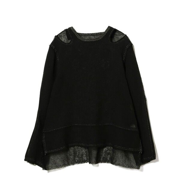 BEAMSBOY「maturely / メッシュ トップ ロングスリーブ」|シャツ・ブラウス|