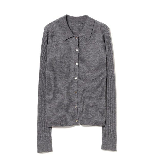 Ray BEAMS 「リブ ポロ カーディガン」|ニット・セーター|