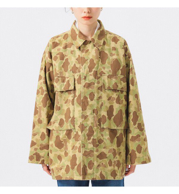 BEAMSBOY「【別注】BUZZ RICKSON'S / ヘリンボーン カモ ジャケット」|ブルゾン・スタジャン|