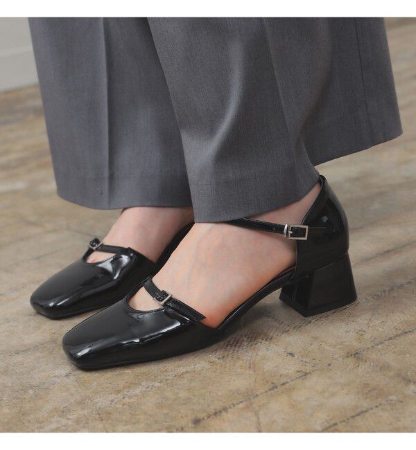 Ray BEAMS 「ストラップ ベルト パンプス」|パンプス|