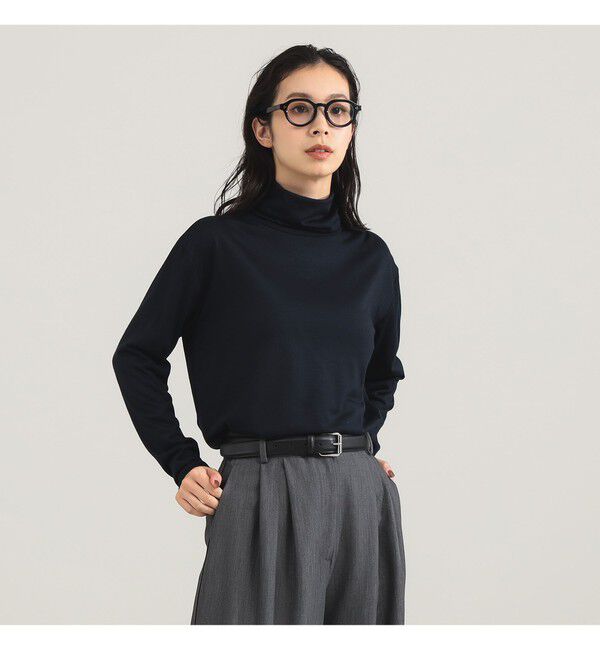 Demi-Luxe BEAMS 「【別注】SLOANE / ウール  タートルネック ロングスリーブ」|Tシャツ・カットソー|