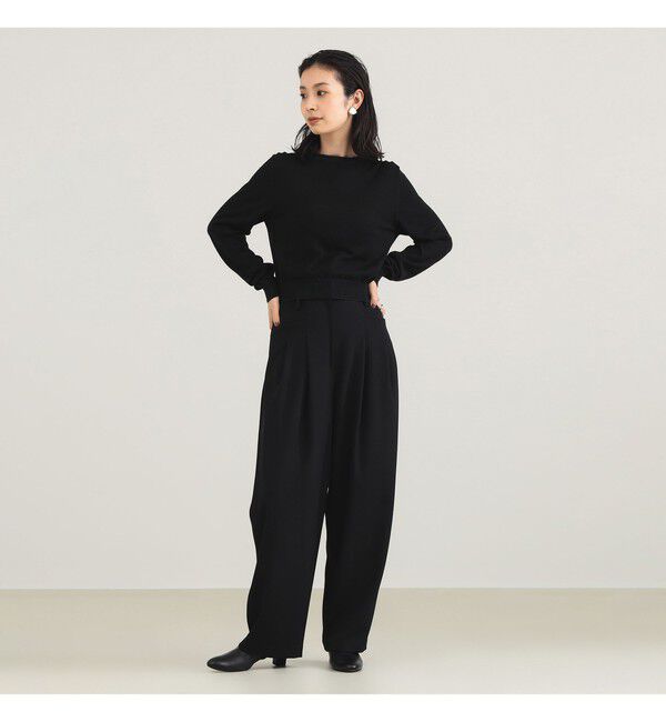 Demi-Luxe BEAMS 「TAN / テンセルウール ロングスリーブ Tシャツ」|ニット・セーター|