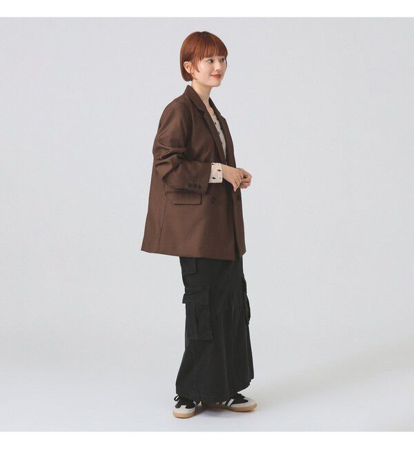 Ray BEAMS 「4ボタン ダブル テーラード ジャケット」|ダッフルコート|