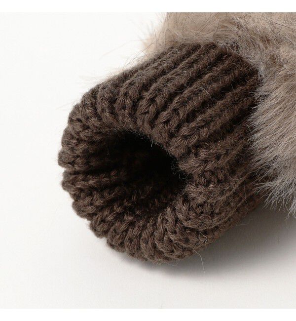 Ray BEAMS 「フェイクファー グローブ」|手袋|