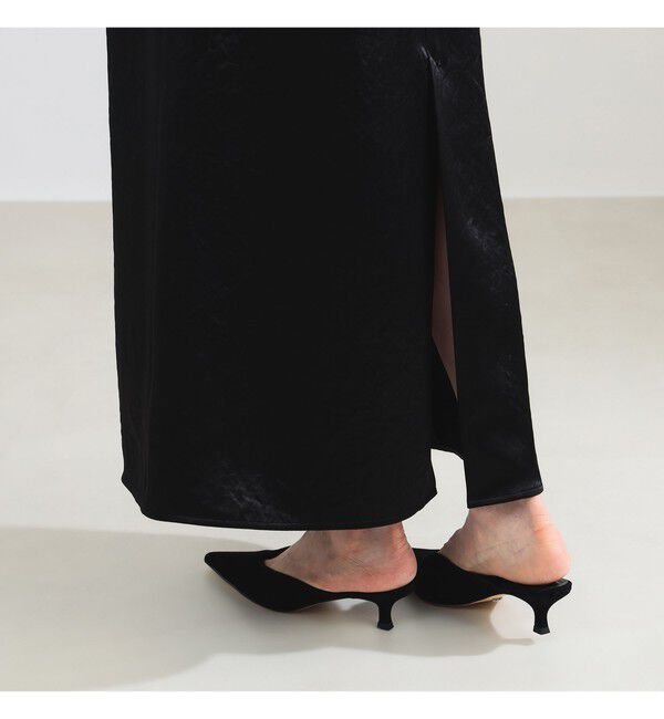 Demi-Luxe BEAMS 「アセテート サテン イージースカート」|スカート|