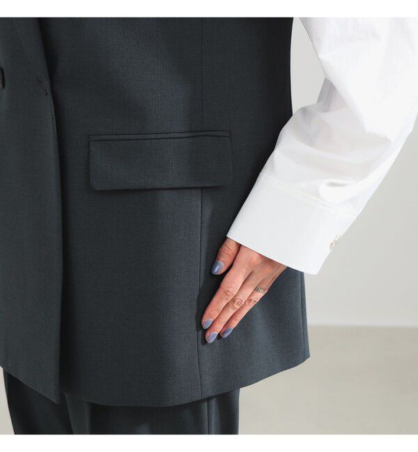 Demi-Luxe BEAMS 「トロピカル 2ボタン ジレ」|ダウン|