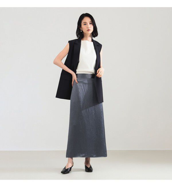 Demi-Luxe BEAMS 「トロピカル 2ボタン ジレ」|ダウン|