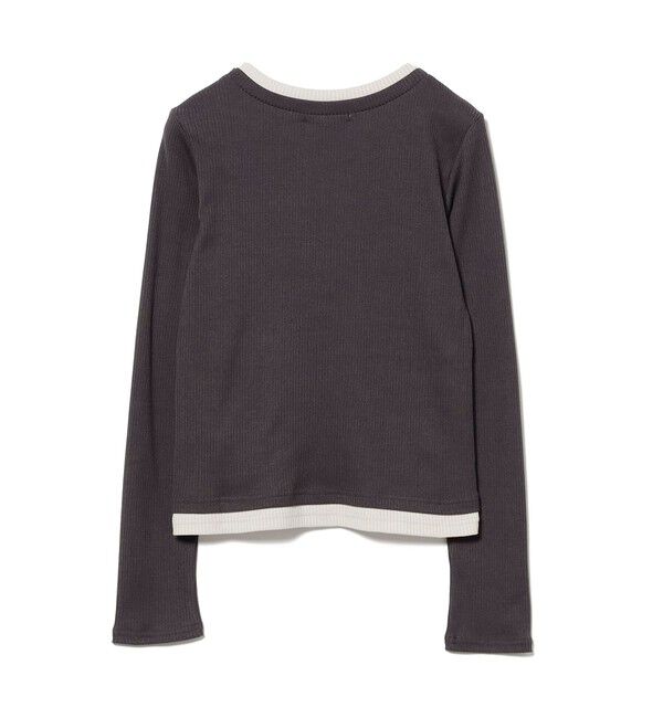 Ray BEAMS 「RIB レイヤード カーディガン」|Tシャツ・カットソー|