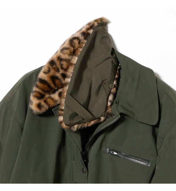 Demi-Luxe BEAMS 「BAUM UND PFERDGARTEN / BRONTE レオパード ジャケット ブルゾン」|ブルゾン・スタジャン|