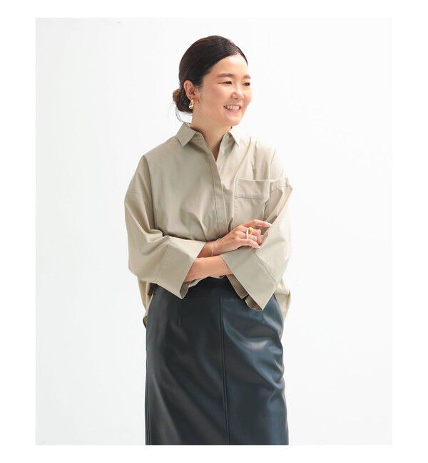 Demi-Luxe BEAMS 「ワイドスリーブ シャツ」|シャツ・ブラウス|