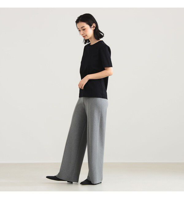 Demi-Luxe BEAMS 「AK+1 / スムース ニットパンツ」|チノ|