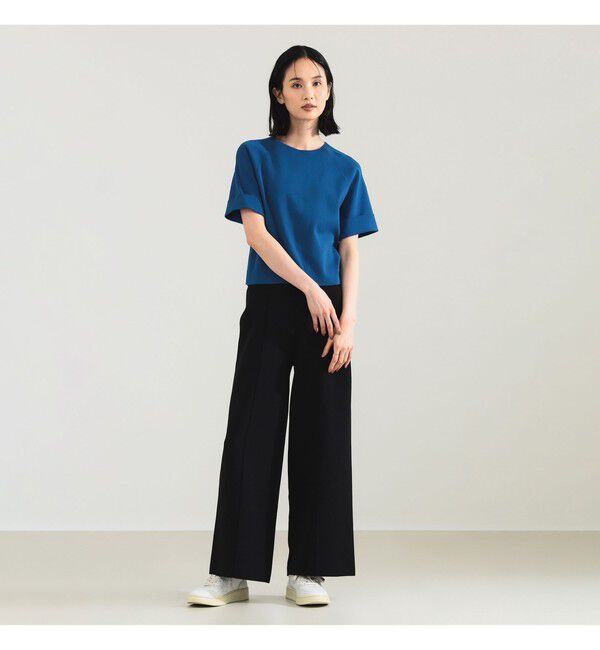 Demi-Luxe BEAMS 「AK+1 / スムース ニットパンツ」|チノ|