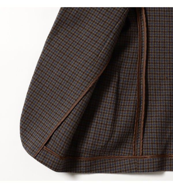 Demi-Luxe BEAMS 「AK+1 / ウール チェック 2ボタン ジャケット」|ダッフルコート|
