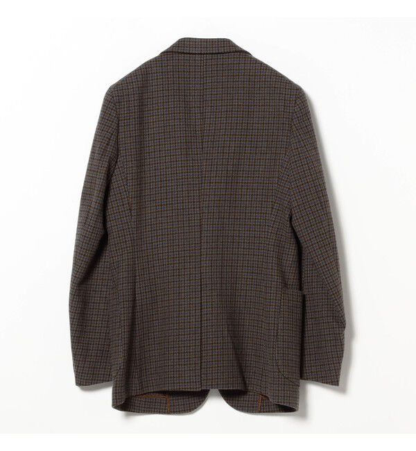 Demi-Luxe BEAMS 「AK+1 / ウール チェック 2ボタン ジャケット」|ダッフルコート|