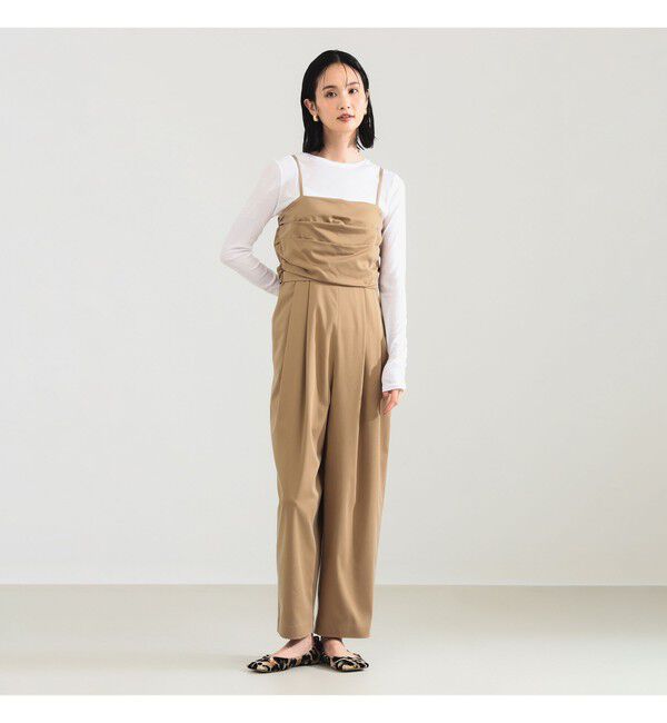 Demi-Luxe BEAMS 「キュプラ ドレープ オールインワン」|オールインワン|