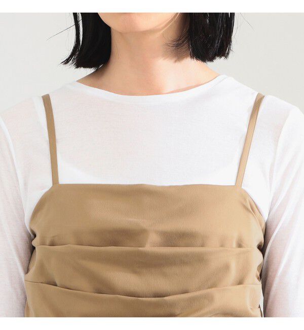 Demi-Luxe BEAMS 「キュプラ ドレープ オールインワン」|オールインワン|