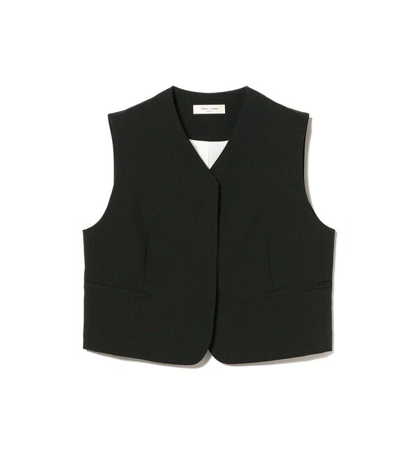 Demi-Luxe BEAMS 「ヒヨク Vネック ショートジレ」|ダウン|