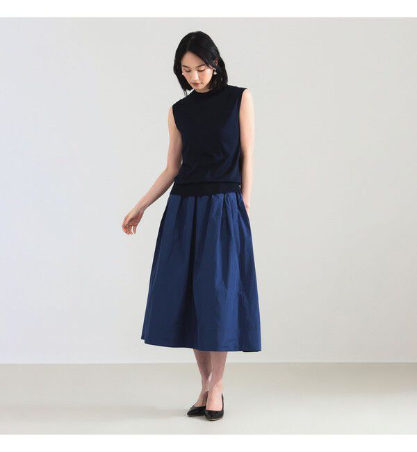 Demi-Luxe BEAMS 「シルク ノースリーブ トップス」|ニット・セーター|