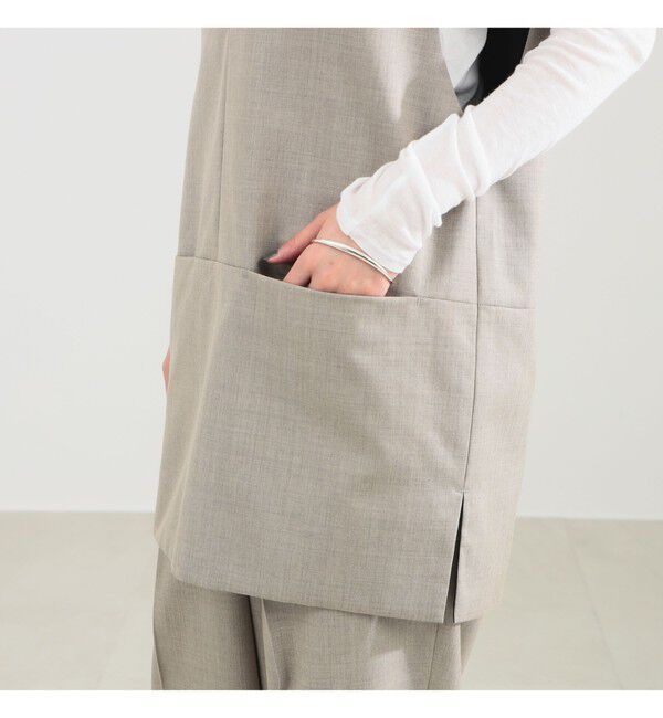 Demi-Luxe BEAMS 「ツイル Vあき プルオーバー ベスト」|シャツ・ブラウス|