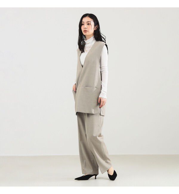 Demi-Luxe BEAMS 「ツイル Vあき プルオーバー ベスト」|シャツ・ブラウス|