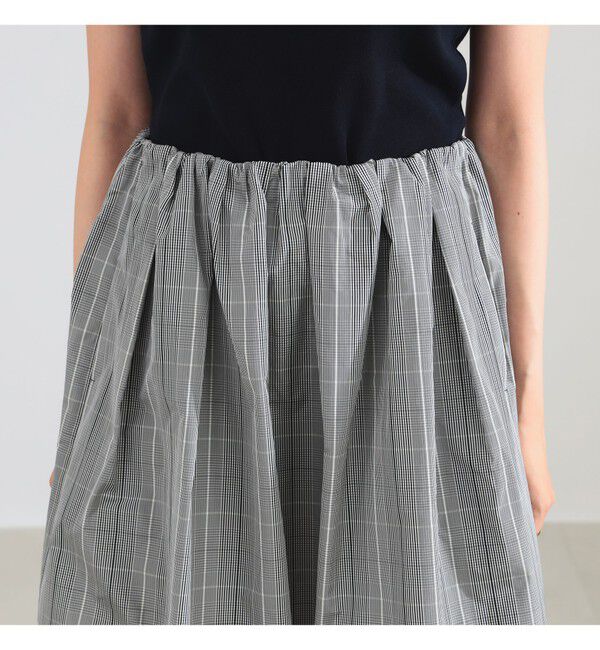 Demi-Luxe BEAMS 「ランダム タック フレアスカート」|スカート|