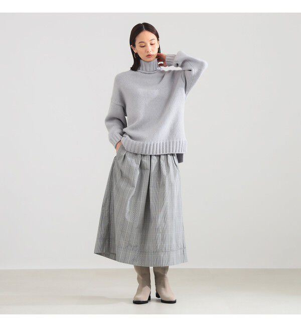 Demi-Luxe BEAMS 「ランダム タック フレアスカート」|スカート|