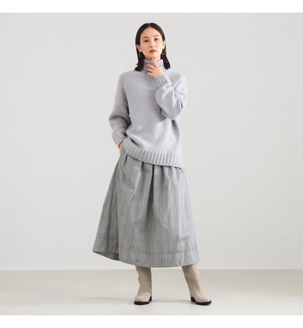 Demi-Luxe BEAMS 「ランダム タック フレアスカート」|スカート|