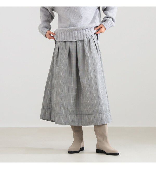 Demi-Luxe BEAMS 「ランダム タック フレアスカート」|スカート|