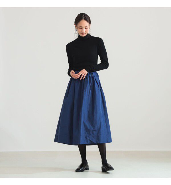 Demi-Luxe BEAMS 「ランダム タック フレアスカート」|スカート|