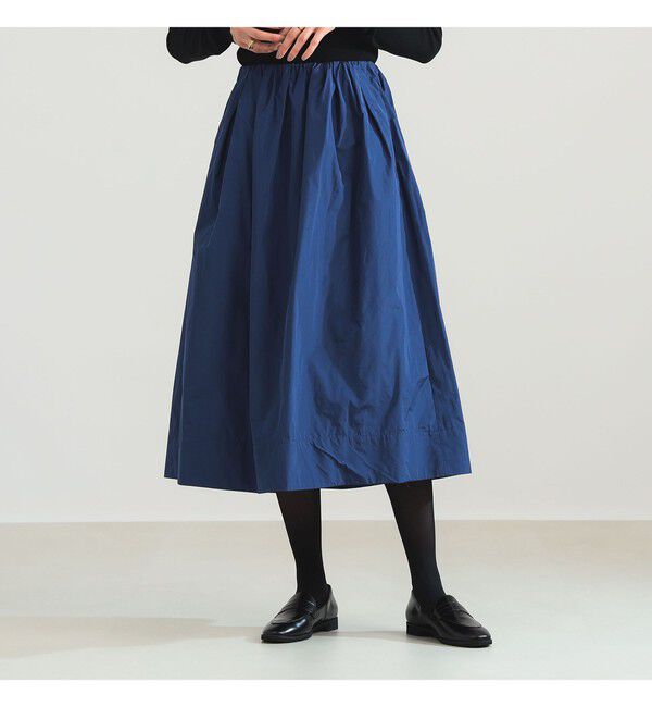 Demi-Luxe BEAMS 「ランダム タック フレアスカート」|スカート|