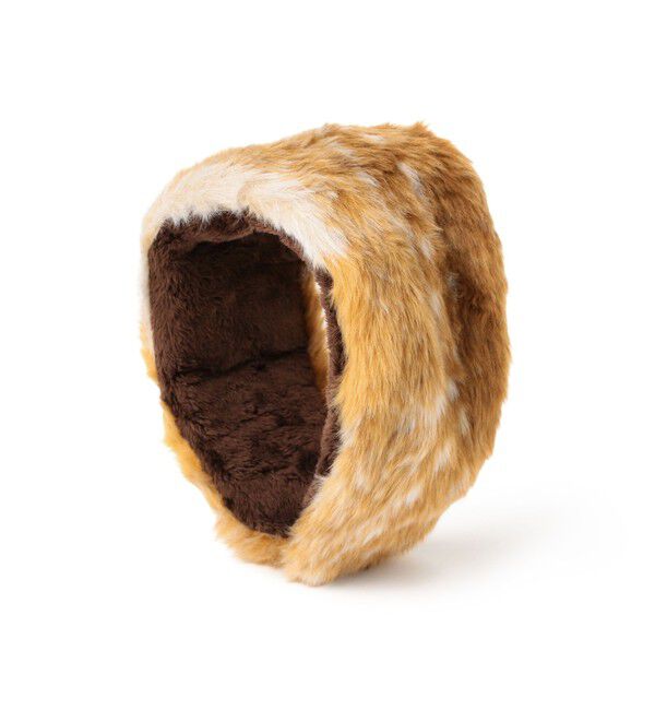 Ray BEAMS 「フェイクファー イヤーマフ 25AW」|その他|BROWN