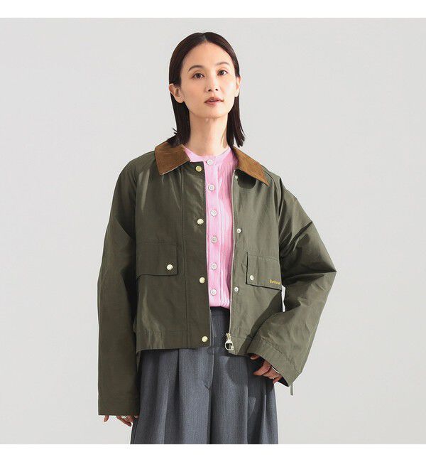 Demi-Luxe BEAMS 「Barbour / MEDLAND ジャケット」|ブルゾン・スタジャン|KHAKI