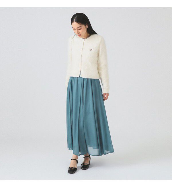 Ray BEAMS 「シアーギャザーフレアースカート」|スカート|