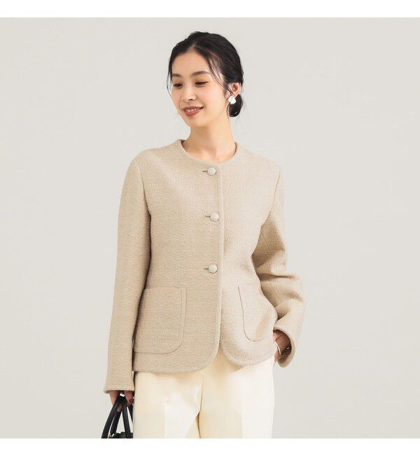 Demi-Luxe BEAMS 「ミックスツイード ジャケット」|ダッフルコート|