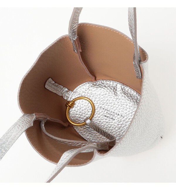Demi-Luxe BEAMS 「GIANNI CHIARINI / メタリック LILY ハンドバッグ」|トートバッグ|