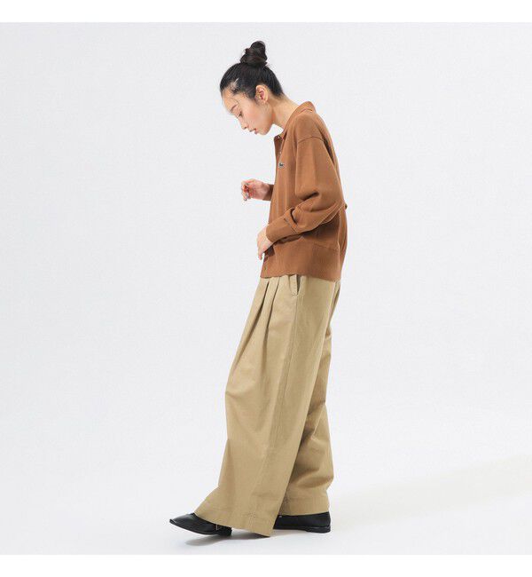 BEAMSBOY「【別注】LACOSTE / ポロ カーディガン」|ニット・セーター|