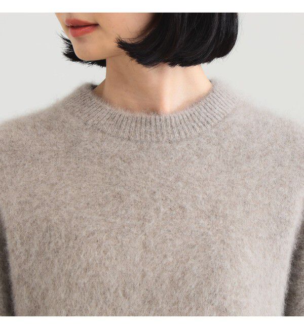 Demi-Luxe BEAMS 「ヤク フォックス ロングスリーブ プルオーバーニット」|ニット・セーター|