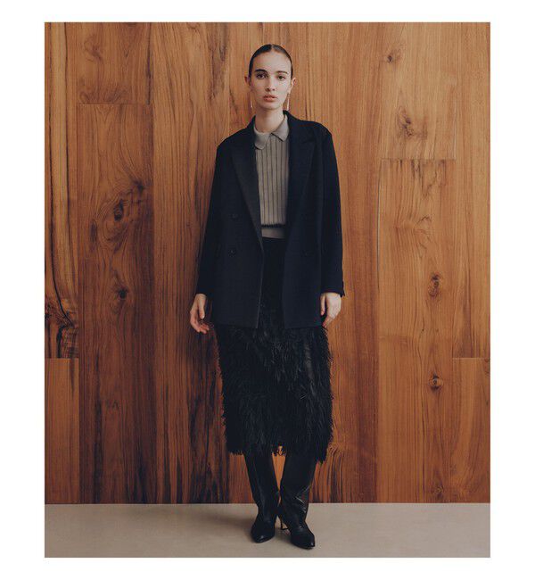 Demi-Luxe BEAMS 「ダブルクロス ロング ジャケット」|ダッフルコート|