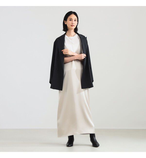 Demi-Luxe BEAMS 「ダブルクロス ロング ジャケット」|ダッフルコート|