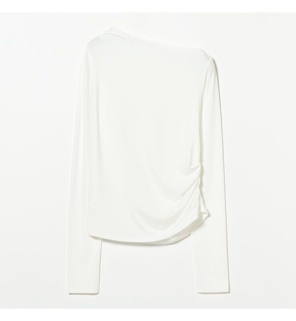 Ray BEAMS 「アシメ ネック ドレープ」|Tシャツ・カットソー|