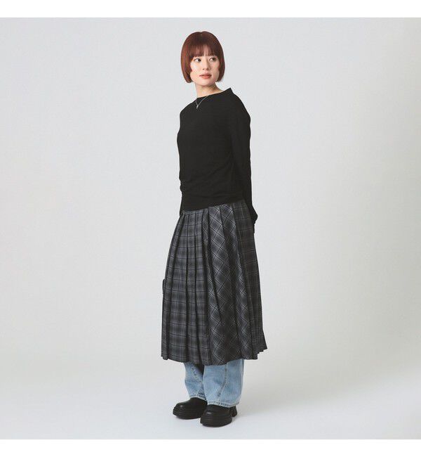 Ray BEAMS 「アシメ ネック ドレープ」|Tシャツ・カットソー|